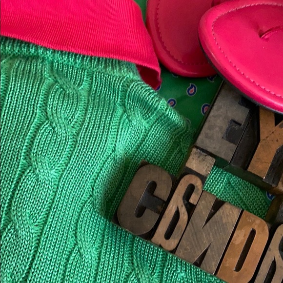 🏇LAUREN RALPH LAUREN Cotton Cable Knit Sweater - Picture 6 of 8